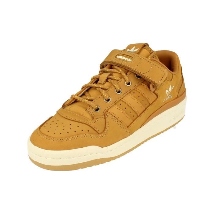 Adidas cuir marron best sale