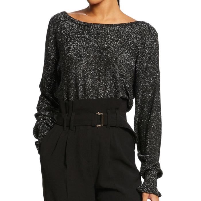 Pull brillant outlet femme