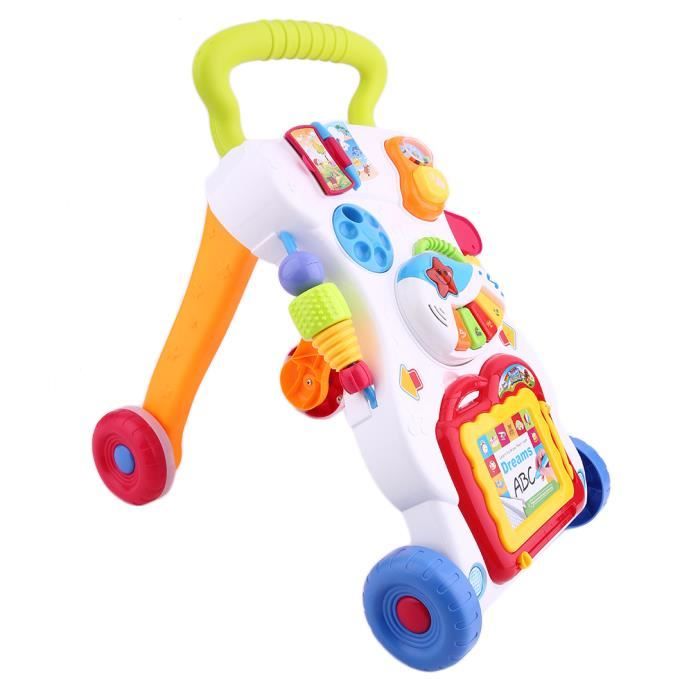 Trotteur Marcheur Colore Avec 70 Chansons Pour Bebe 9 Mois Cdiscount Puericulture Eveil Bebe