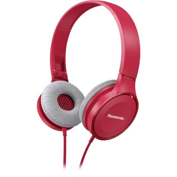PANASONIC HF100 - Casque arceau - Pliable dans 3 sens - Rose