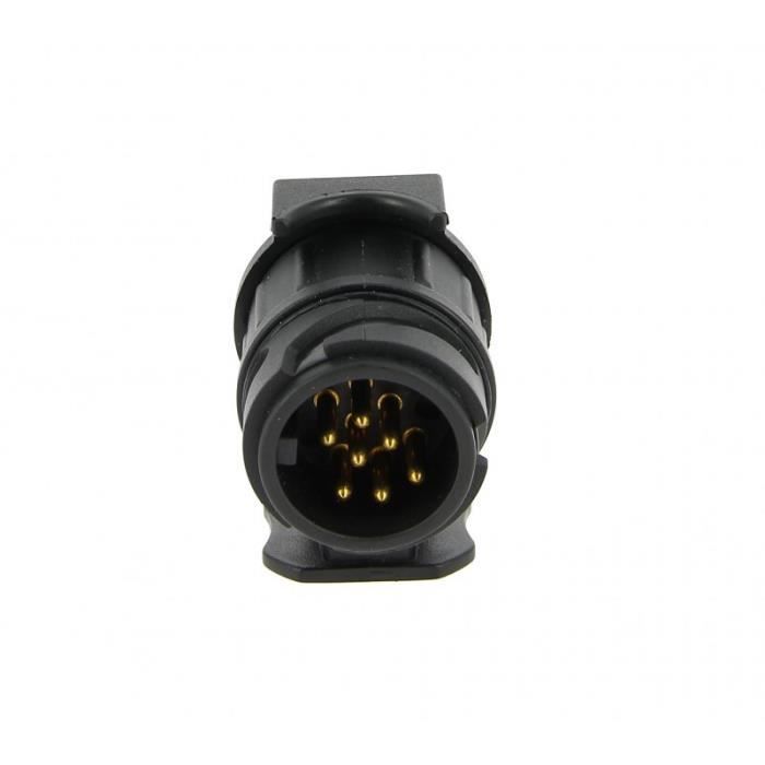 Adaptateur 13-7 PV pour porte-vélo Peruzzo - noir - TU