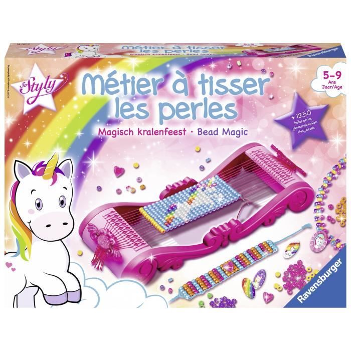 Ravensburger So Styly Metier A Tisser Les Perles Licorne Atelier De Creation De Mode Achat Vente Jeu De Mode Couture Stylisme Cdiscount