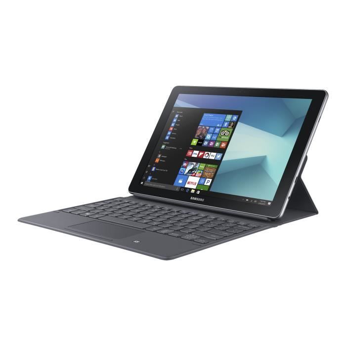 Samsung Galaxy Book Tablette avec clavier détachable Core m3 7Y30 - 1 GHz  Windows 10 Home 4 Go RAM 64 Go eMMC 10.6 écran… - Cdiscount Informatique