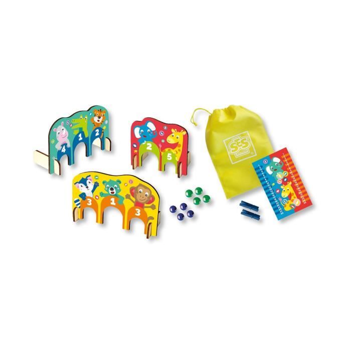 Jeu de billes - Arceaux en bois - Multicolore - Pour enfant à partir de 3 ans