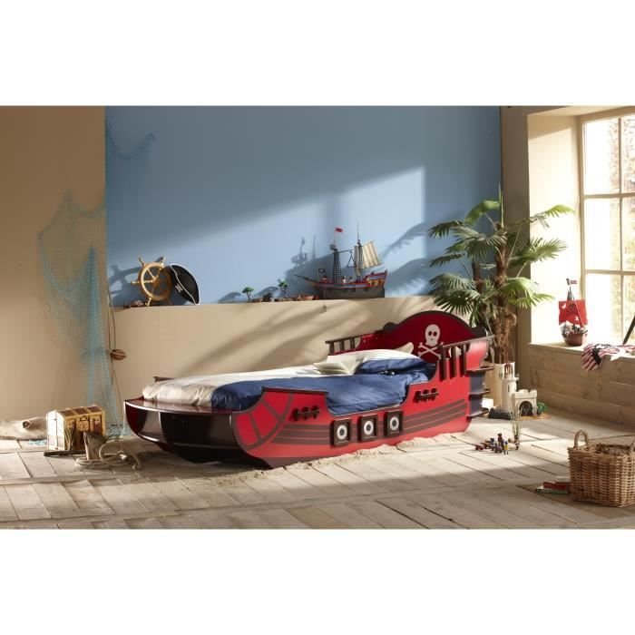 Lit bateau pirate crazy shark clearance