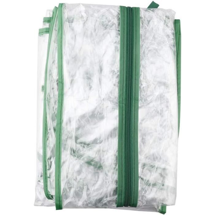 KGORGE Housse De Serre De Jardin 69 × 49 × 155 Cm - Couverture PVC Transparent Renforcée
