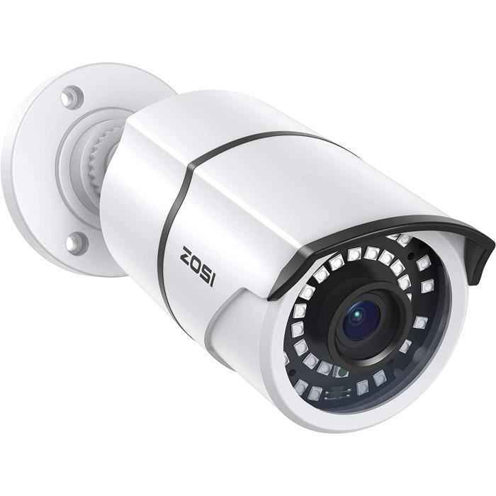 ZOSI 4in1 1080P Caméra de Surveillance Extérieure 2 MP avec Objectif 3