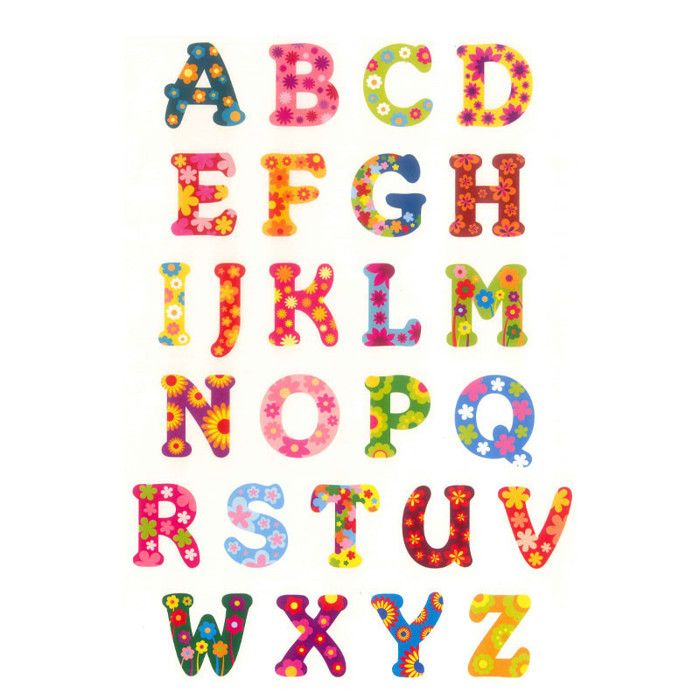 gommettes fantaisie lettres alphabet 2 planches autocollantes et repositionnables 52 pieces cdiscount beaux arts et loisirs creatifs