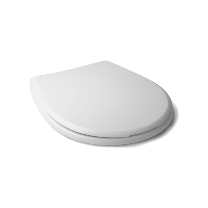Abattant WC Olympia Blanc 35x5x45 cm Cdiscount Bricolage