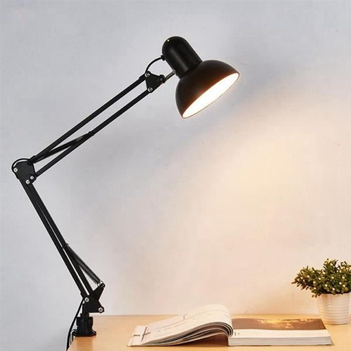 Tempsa E27 Flexible Vintage Lampe De Bureau Chevet Maison Noir Us Prise Ac85 265v Achat Vente Tempsa E27 Flexible Vintage Soldes Sur Cdiscount Des Le 20 Janvier Cdiscount