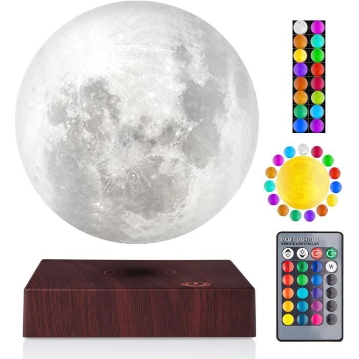 Lampe Lune 3D, Veilleuse LED Lampe Lune 15CM 16 Couleurs Avec Telecommande Lampe De Nuit Rgb Moonlight Avec Usb Rechargeable 89321453