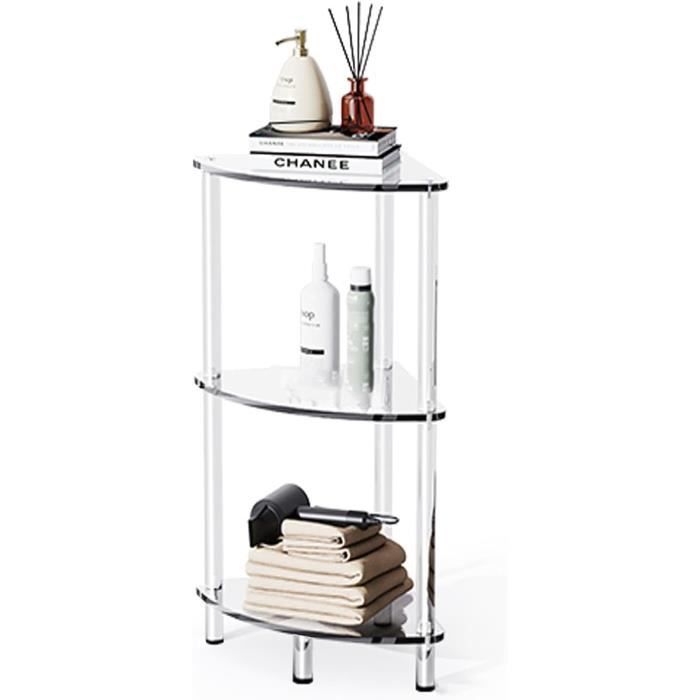 Porte-cartes De Visite Acrylique Heavenlife - Présentoir Transparent Double Compartiment Pour Bureau (Lot De 2)
