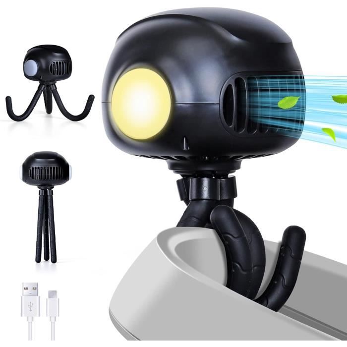 Ventilateur Poussette Gaiatop - Portable, Rechargeable, 3 Vitesses