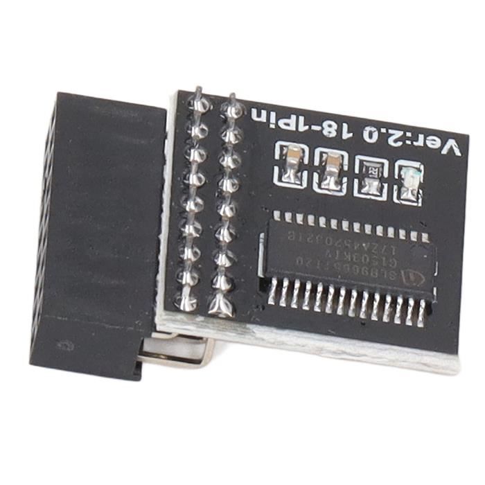 Module TPM 2.0 NUHFUFA 14-1 Broches 2mm - Compatible Windows 11 Carte Mère ASUS LPC