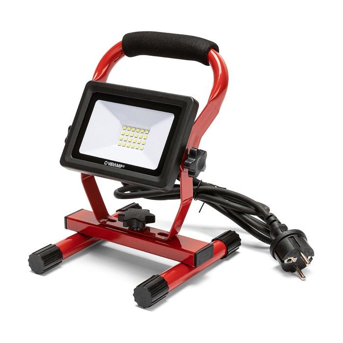 Lampe de travail - VELAMP - LIGHT PAD - 20W - 1600 lumens - IP65 - Noir