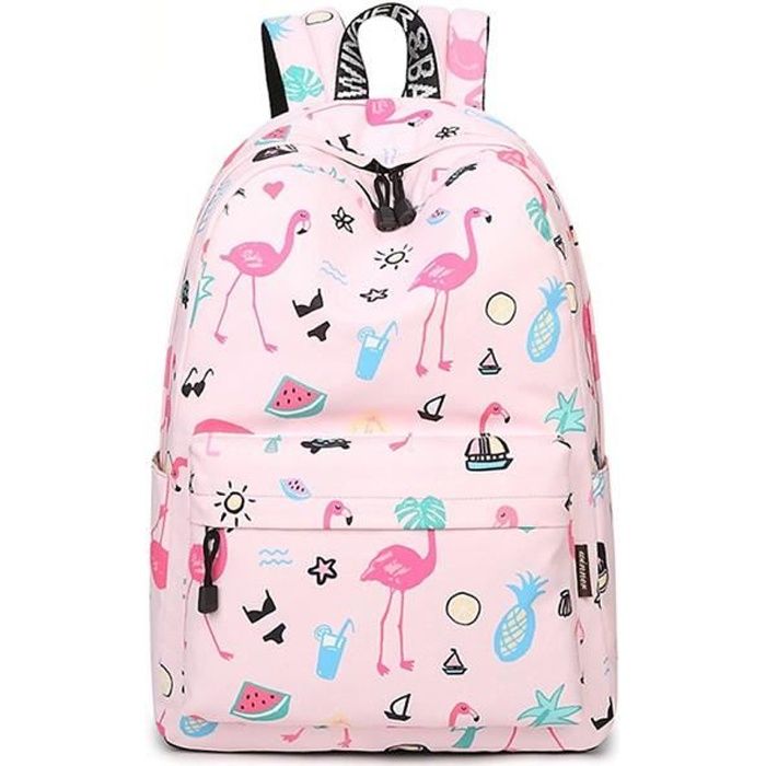 Femme Sacs Dos en Polyester Grande Capacit Sac cole Coll ge