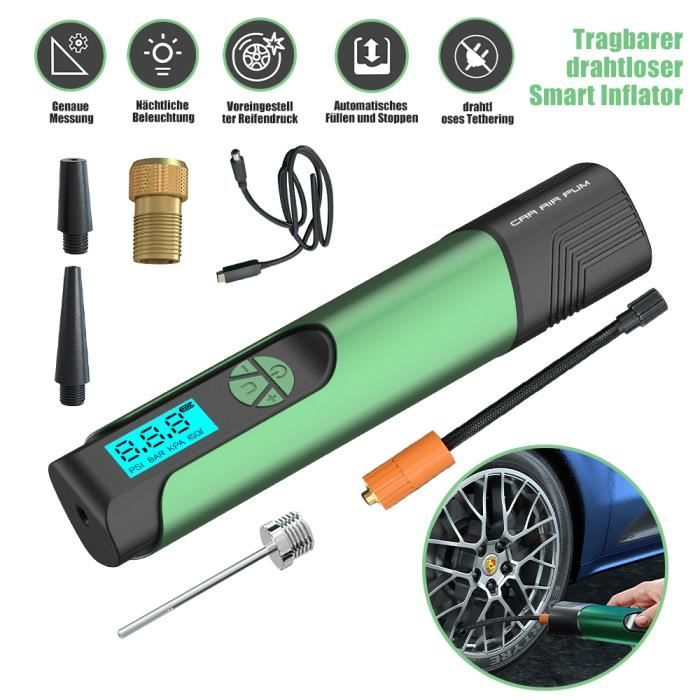 Compresseur d'air portable sans fil 65w 150 PSI Mini pompe à pneu de