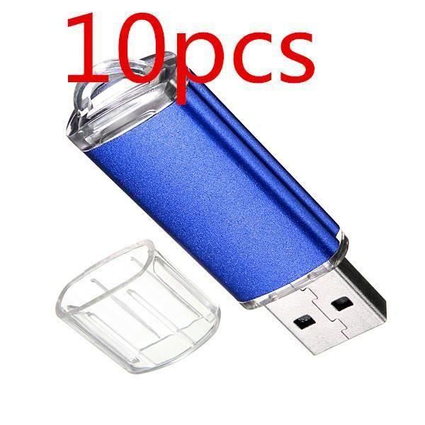 Cle USB 4Go Lot Clé USB 2.0 Cles USB Originale Clef USB Stockage Carte  Flash Drive Stylo avec Cordes (10 Couleurs) (4GB*10PCS) : :  Informatique