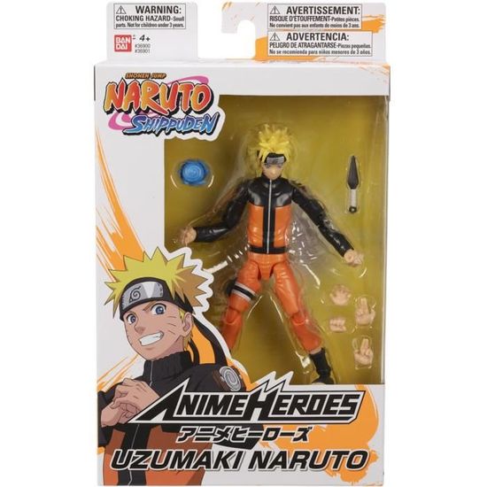 Figurine Naruto Assis 16 Cm - Uzumaki Naruto En Posture, édition 2024, PVC, Collection