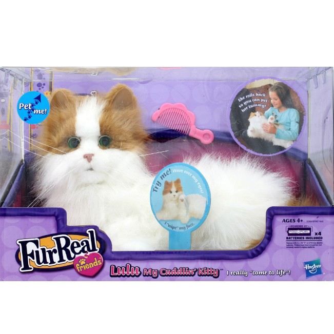 Hasbro - FurReal Friends - Peluche Intéractive Moustache Mon Chat