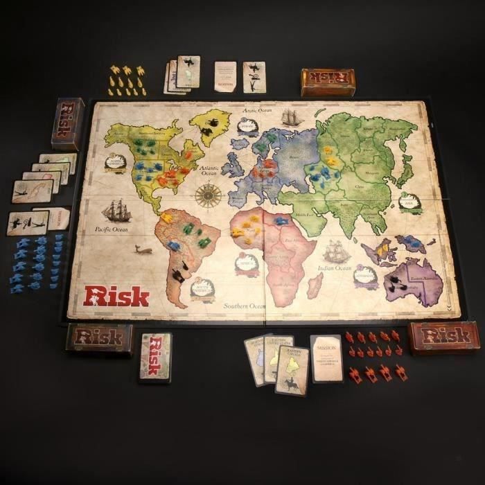 Risk, edition Rustique en Bois, Jeu de societe de strategie, Version  francaise, de 2 a 6 Joueurs - Cdiscount Jeux - Jouets
