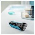 Rasoir électrique BRAUN Series 3 ProSkin 3040s Wet & Dry rechargeable - Bleu-2