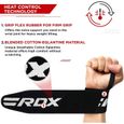 RDX Sangle Musculation Poignet Bandes Approuvé par IPL et USPA Gym Straps pour Haltérophilie, Wrist Wraps, Gymnastique-2