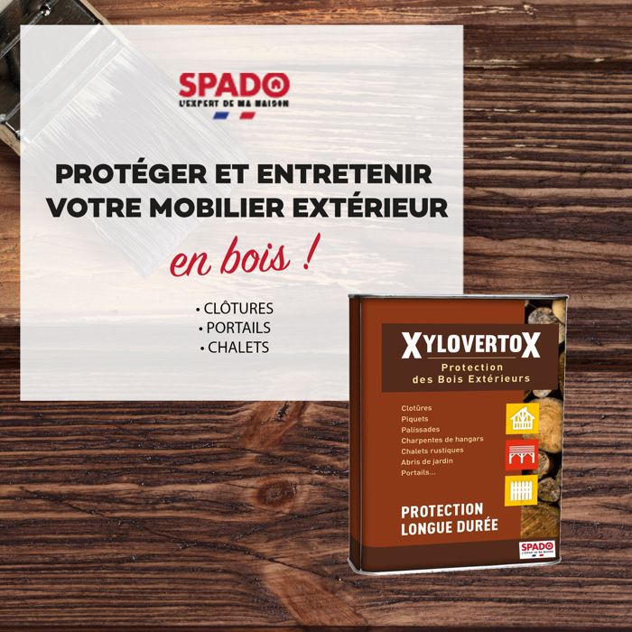 XYLOVERTOX Protection des bois extérieurs Nourrit, protège et entretient Protection longue