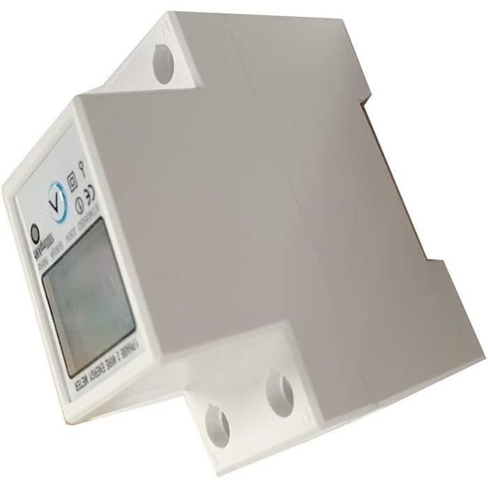 Compteur de courant de tension LCD - ZJCHAO - Numérique - 8A - 600V -  Fonction de rétroéclairage bleu