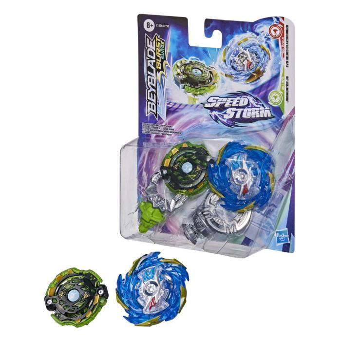 BEYBLADE - Burst Surge Dual Pack - 2 toupies de compétition Speedstorm Evo Helio
