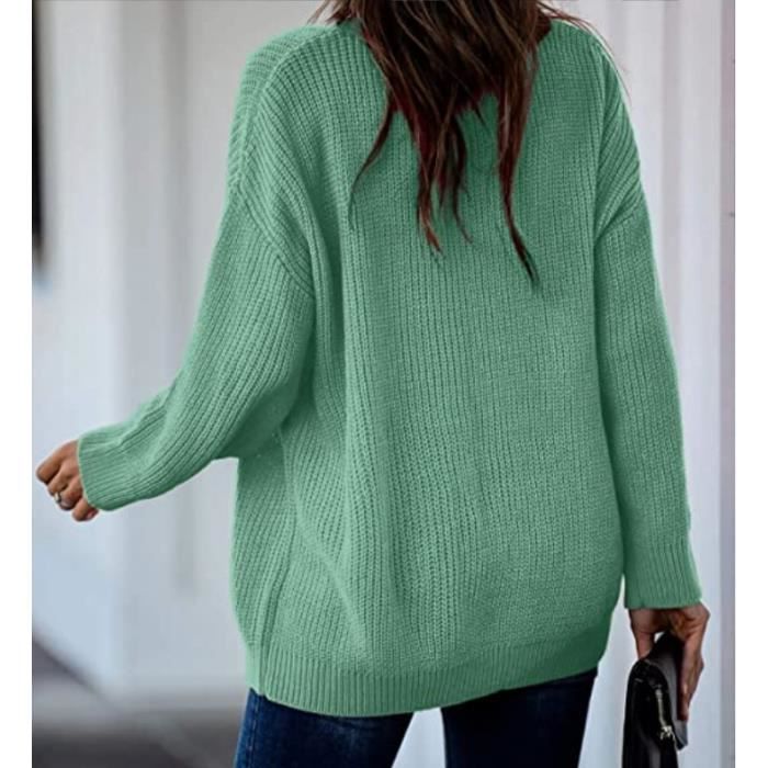 Gros Pull Col Roulé Pull Oversize Laine Gros Pull Femme Hiver Pull