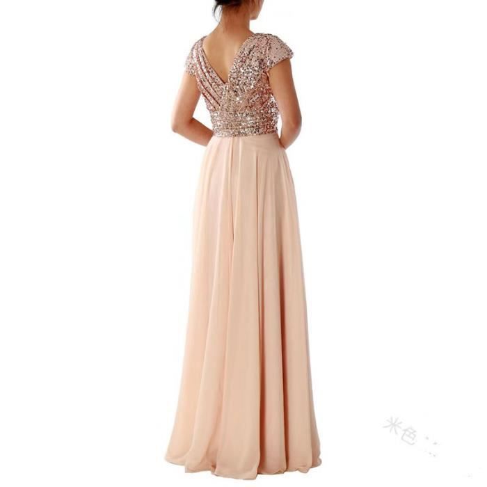 Robe de bal beige best sale