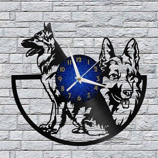 Labrador le meilleur chien jamais Décor Maison Art Pet Puppy Animal mur vinyle horloge 