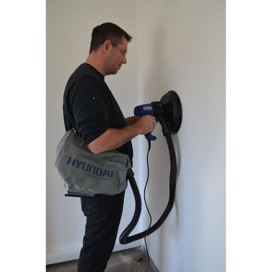 Ponceuse Girafe Hyundai 710W - 225mm - Pour Murs Et Plafonds - Livrée Avec 6 Abrasifs