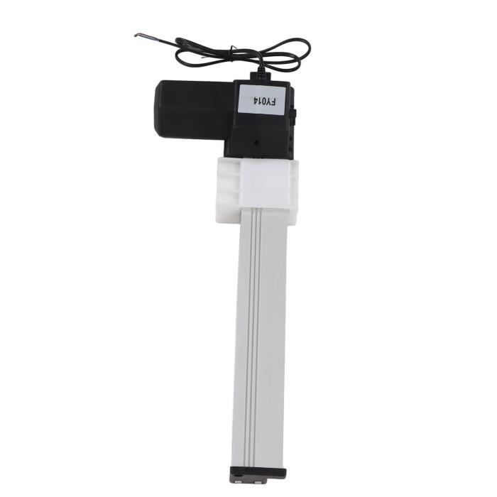 Mini Actionneur Linéaire Électrique 12V Course 20mm Poussée 150N - Tube Aluminium Pour Domotique Et Levage