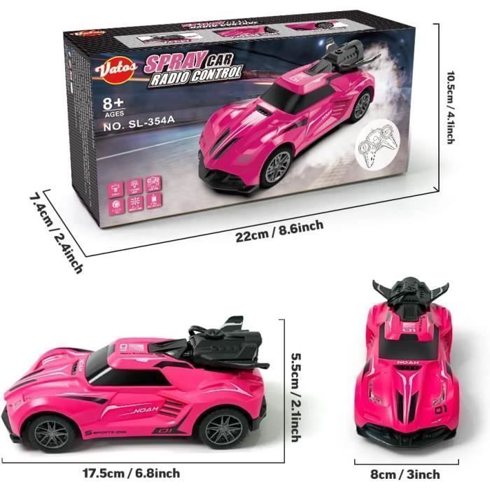 Radio T l commande Voitures Filles Spray RC Voiture Jouet pour
