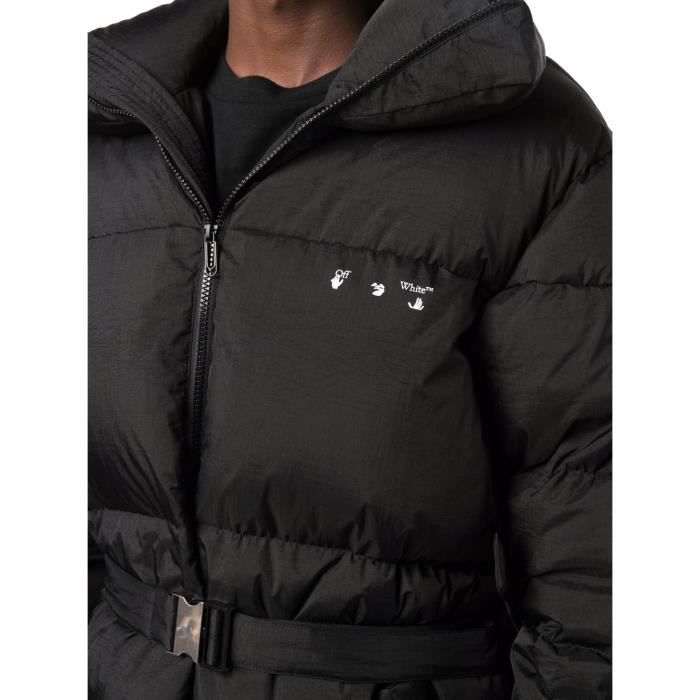 Doudoune off white noir clearance