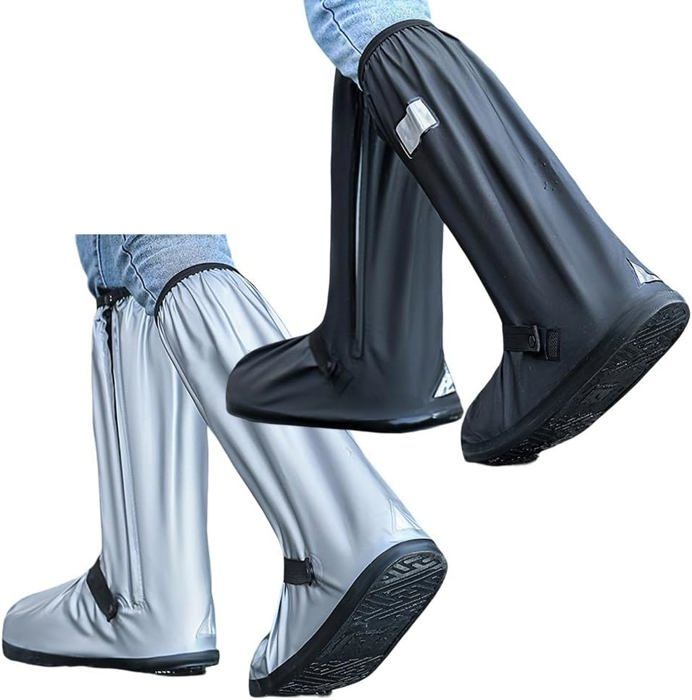 Couvre-chaussures Cyclisme Imperméables – Néoprène Coupe-vent, Semelle Antidérapante – Pour Vélo Urbain, Longue Distance, Froid