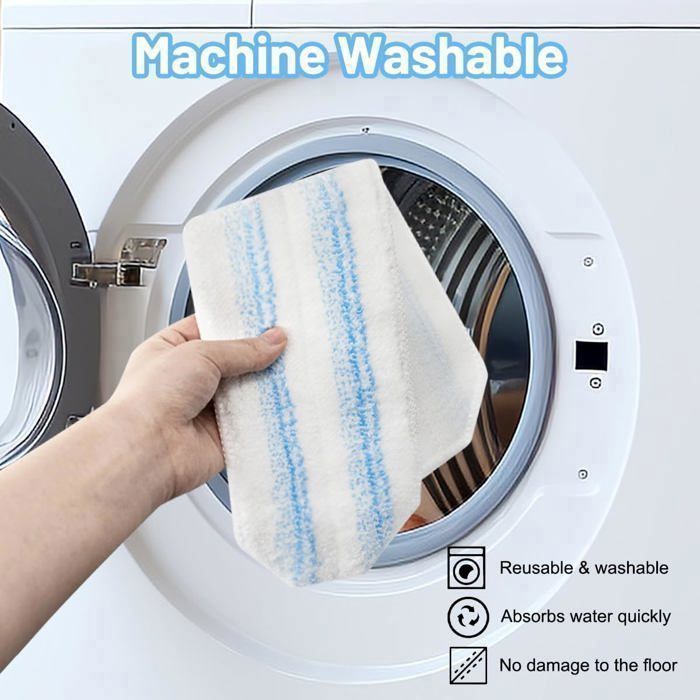 4 Pièces Serpillière Recharge Microfibre Pour Vileda Ultramax XL Easy Wring - Absorbante Et Lavable En Machine