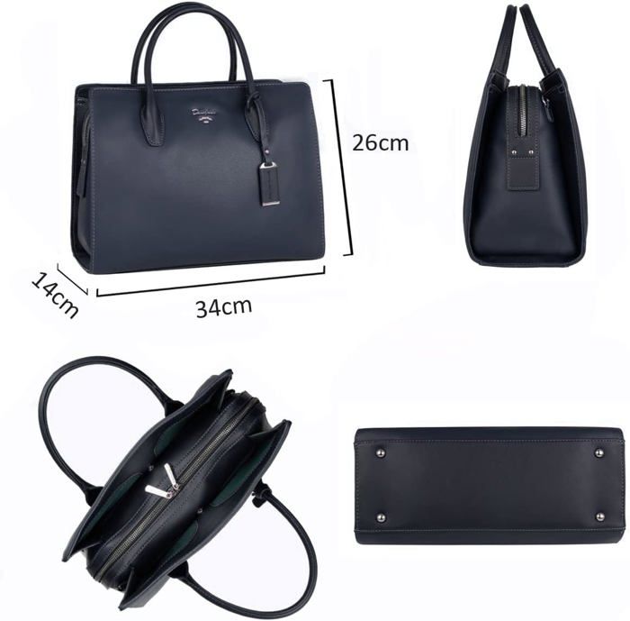 Sac à Main Bleu DAVID JONES Pour Femme - En PVC - Occasion Mais Annoncé Comme NEUF