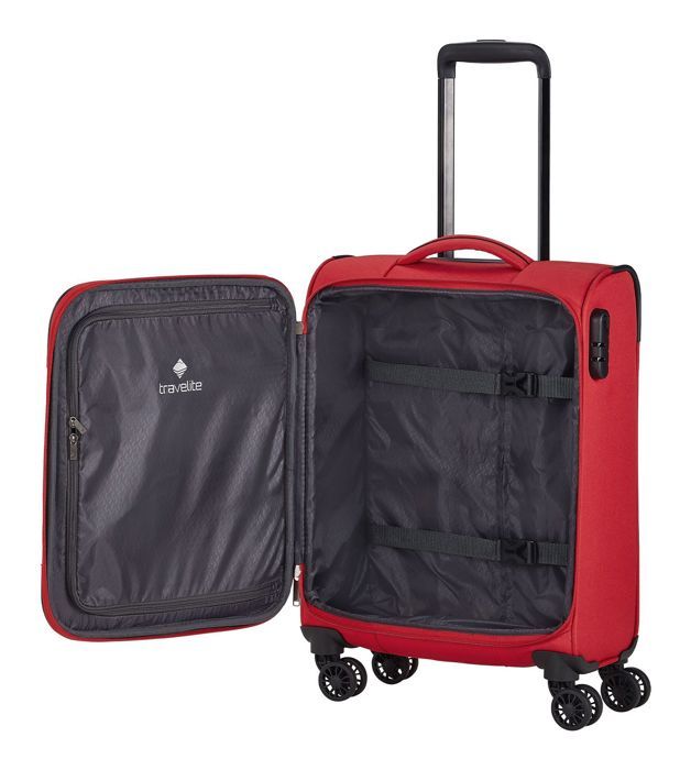 Travelite Jetpack Easy 2 Cabin Trolley Bag Rouge à p Travelite Jetpack Easy 2 Cabin Trolley Bag Rouge à p