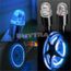 Bleu Rouge 2 Pcs Led Roue Capuchon De Valve Pneu Mouvement Neon