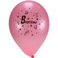 Sachet De 10 Ballons Rose ''Baptême''-0