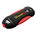 Clé USB - CORSAIR - Voyager GT - 128 Go - USB 3.0 - Casquette - Noir/Rouge-0