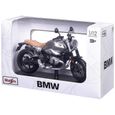 Modèle réduit de moto - MAISTO - BMW R Nine T Scrambler 1:12 - Pneus en caoutchouc mobiles - Suspension arrière-0