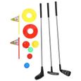 sunbuy-Ensemble de Jouets de Clubs de Golf Portable Enfants coloré Club de Golf Ensemble Jouet Balls Kids Golf Sport Jouets pour-0