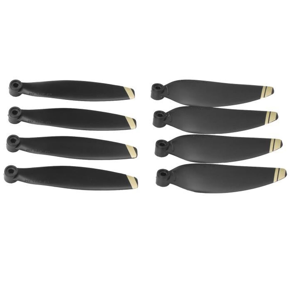 4 Hélices De Rechange Pour Drone Parrot Bebop 2 | Modèle 1760 | Noir Et Blanc | SODIAL