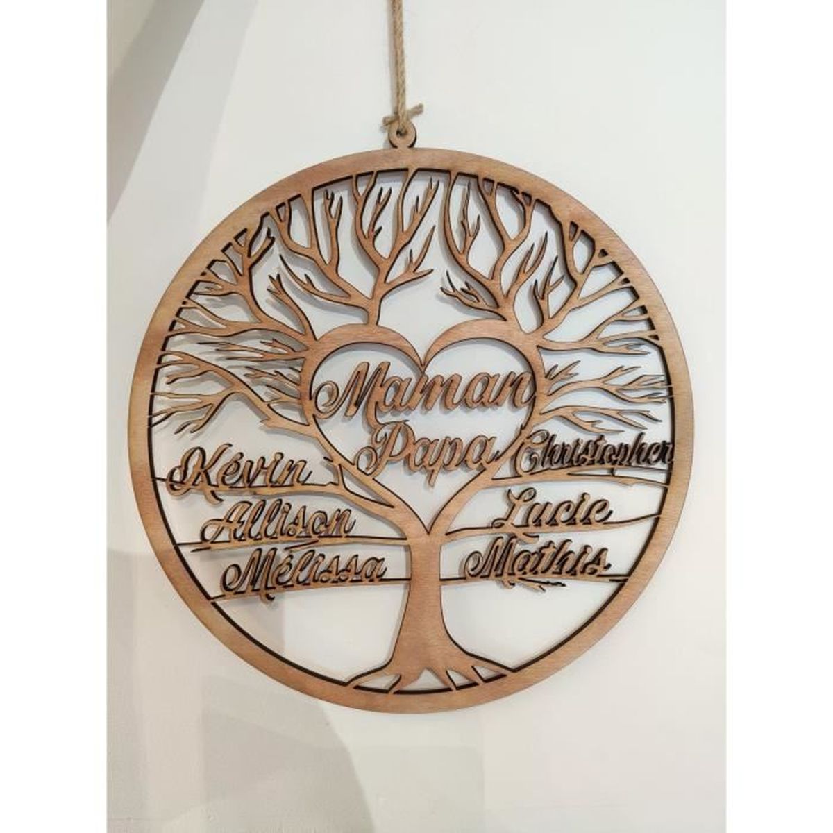 Arbre de vie en bois personnalisé Cdiscount Maison