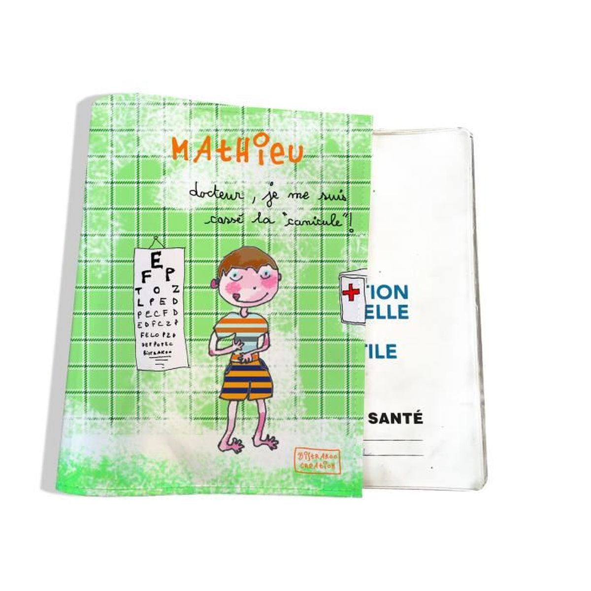 Protege Carnet De Sante Bebe Garcon Personnalisable Cdiscount Puericulture Eveil Bebe