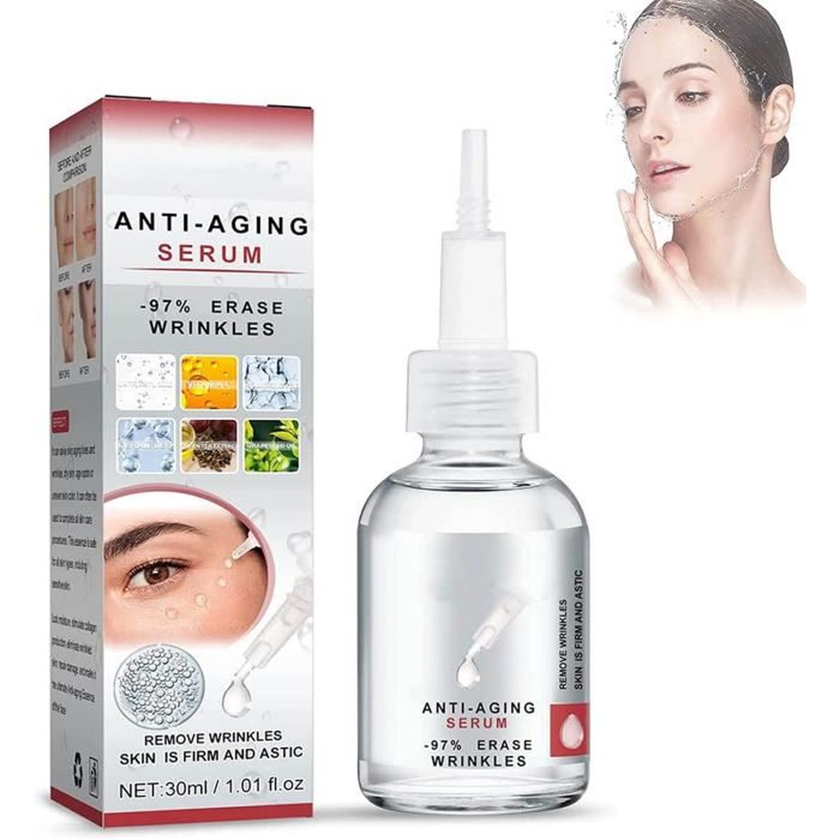 ReSkin Advanced Deep AntiWrinkle Serum, Antiaging Collagen Dark Spot